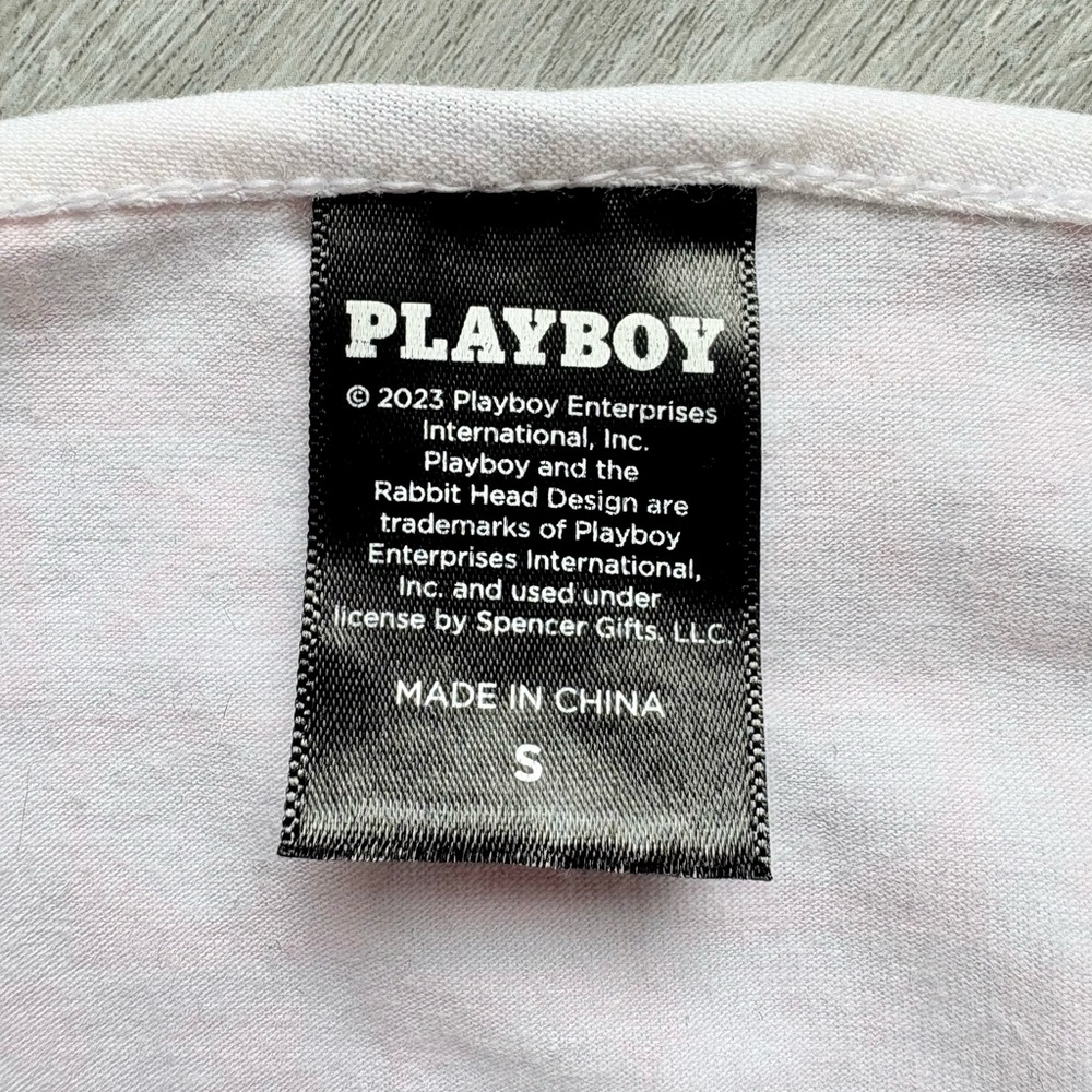 Playboy Pink Patterned Tank Top - Picture 3 of 3